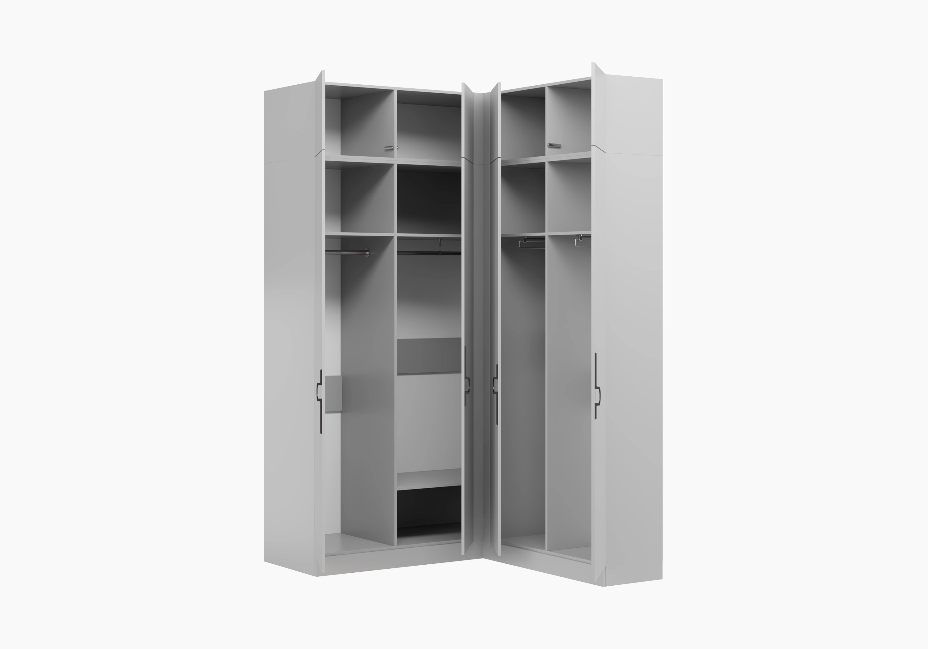 Угловой шкаф Элавия-2-400 с антресолью