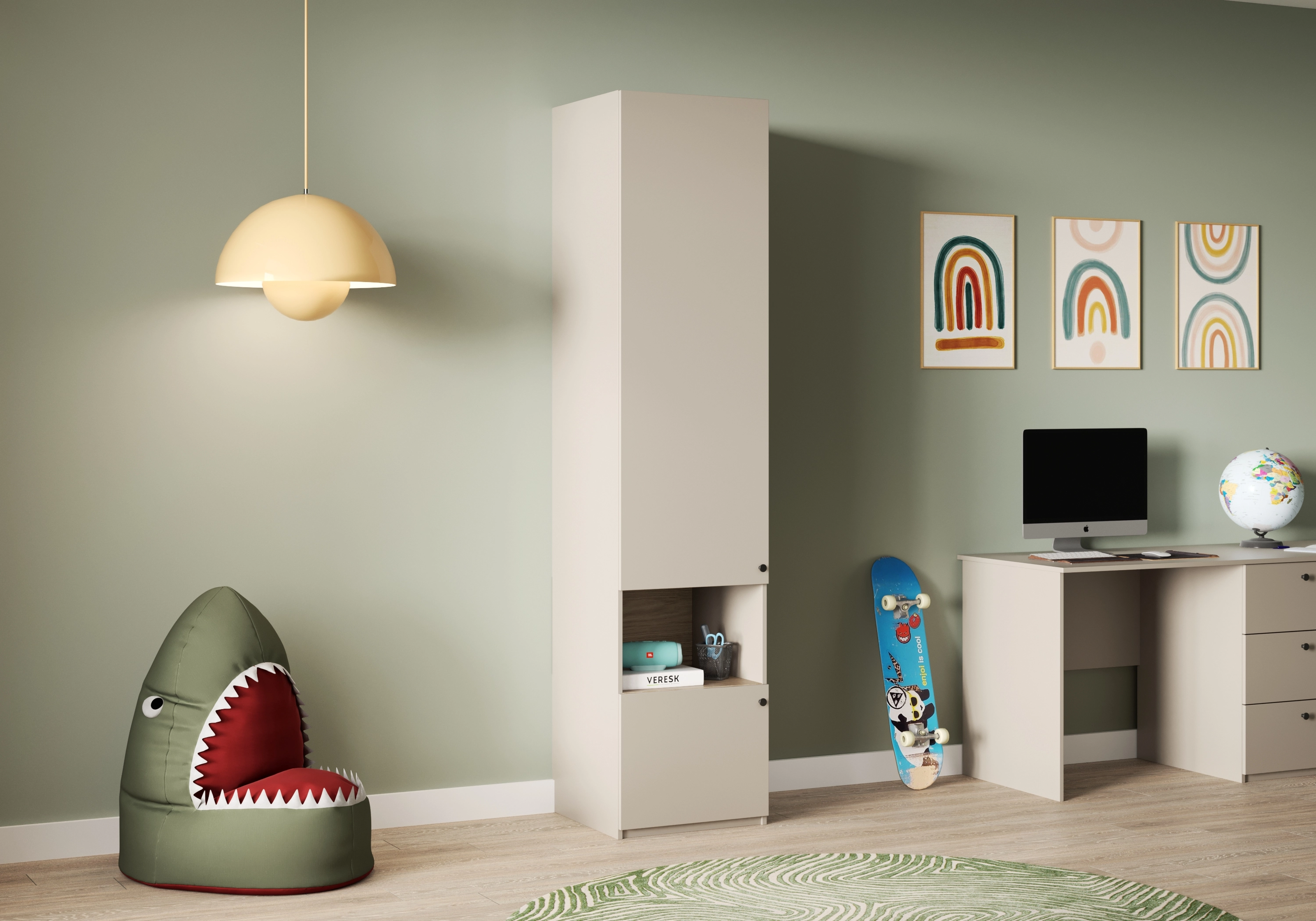 Шкаф-пенал Моццо-1