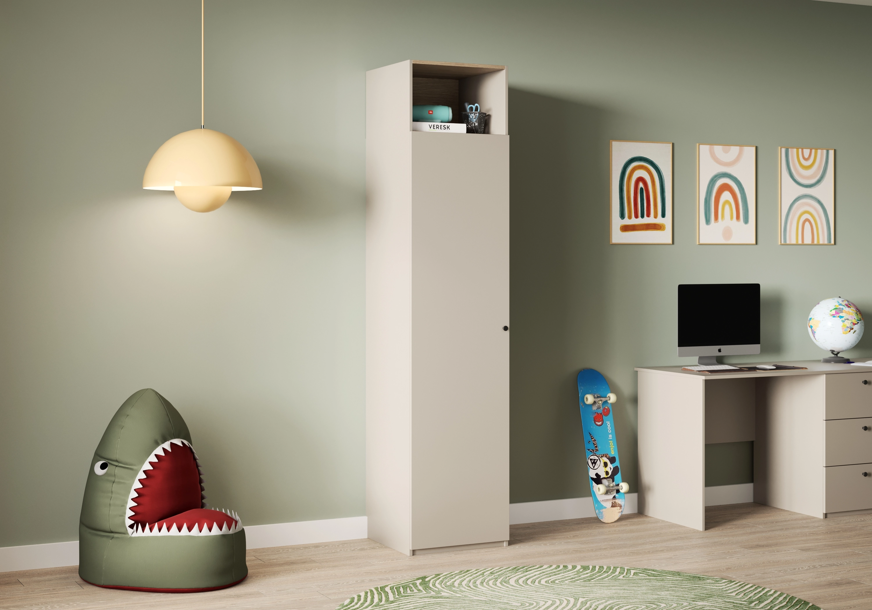 Распашной шкаф Моццо-1.1