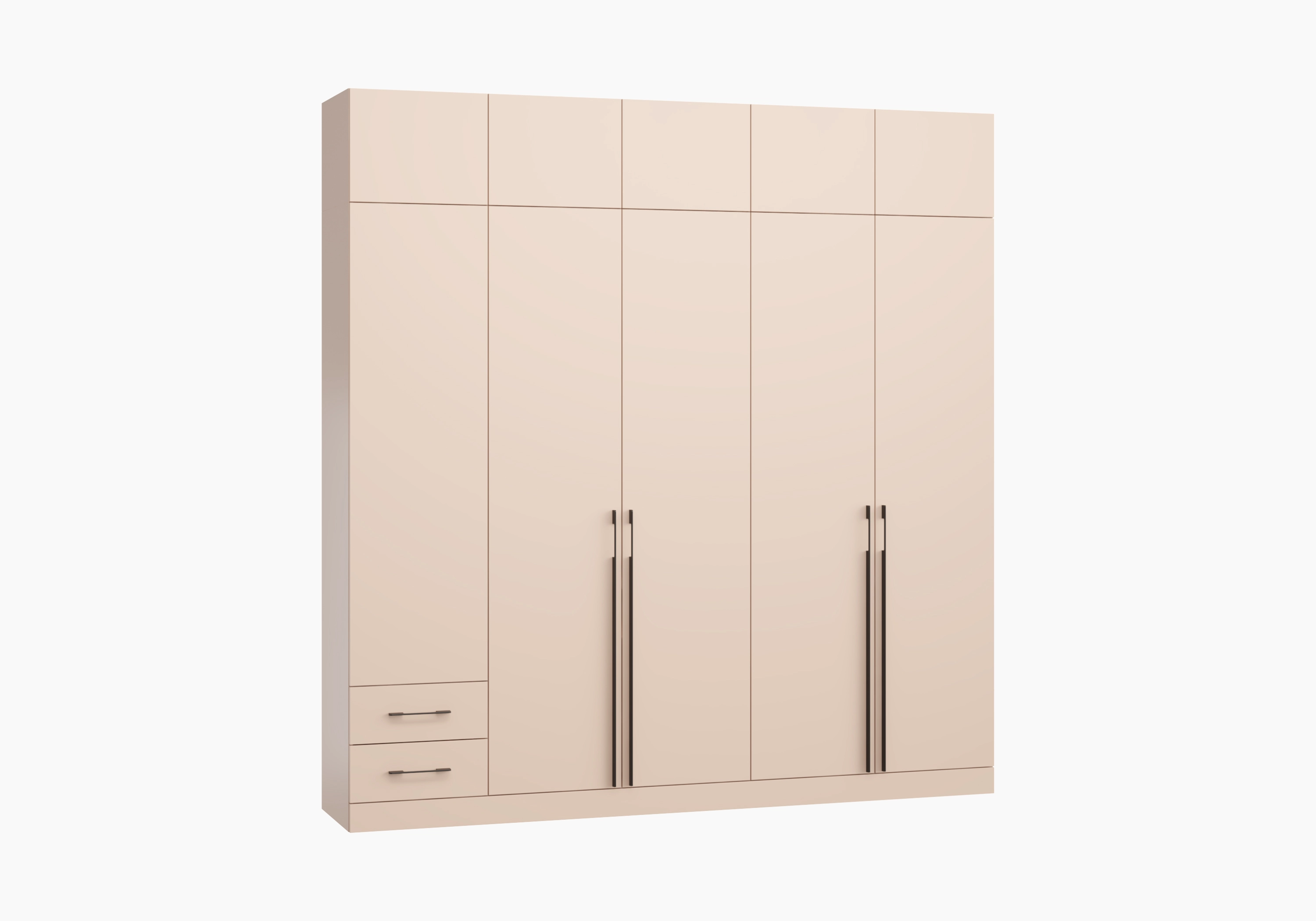 Распашной шкаф Капса-5.2.2 с антресолью