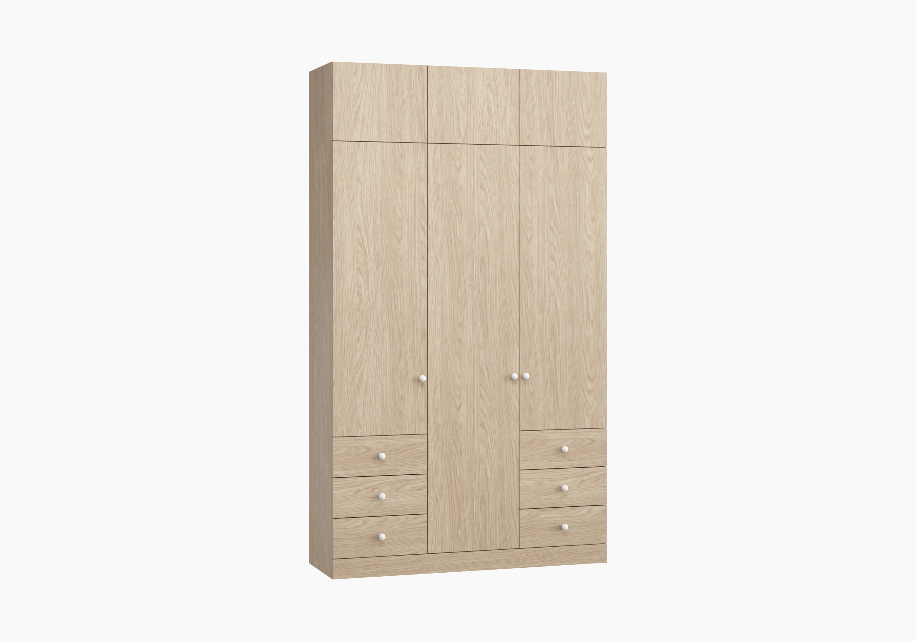 Распашной шкаф Капса-3.2.3 с антресолью