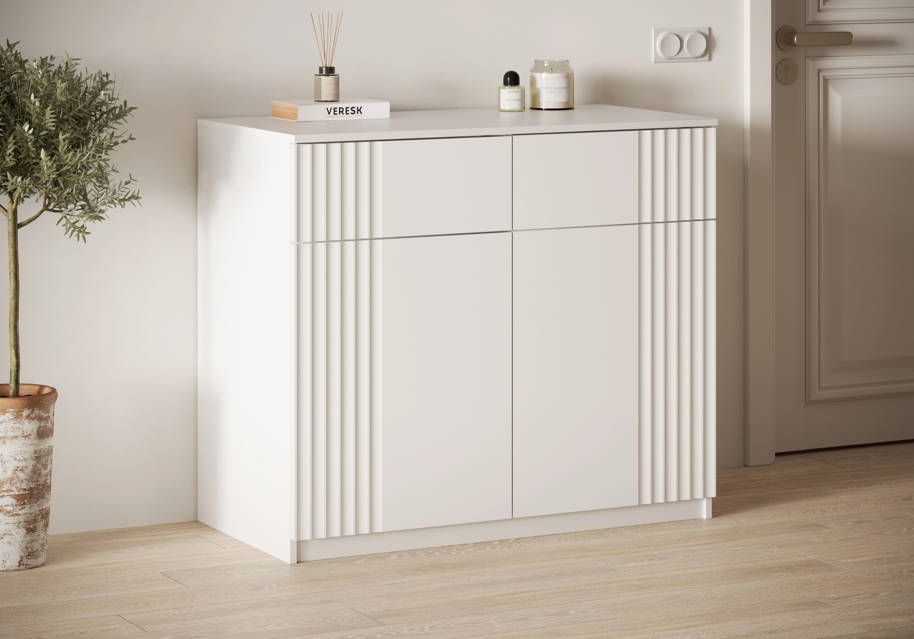 Комод для обуви Санторини Лайф