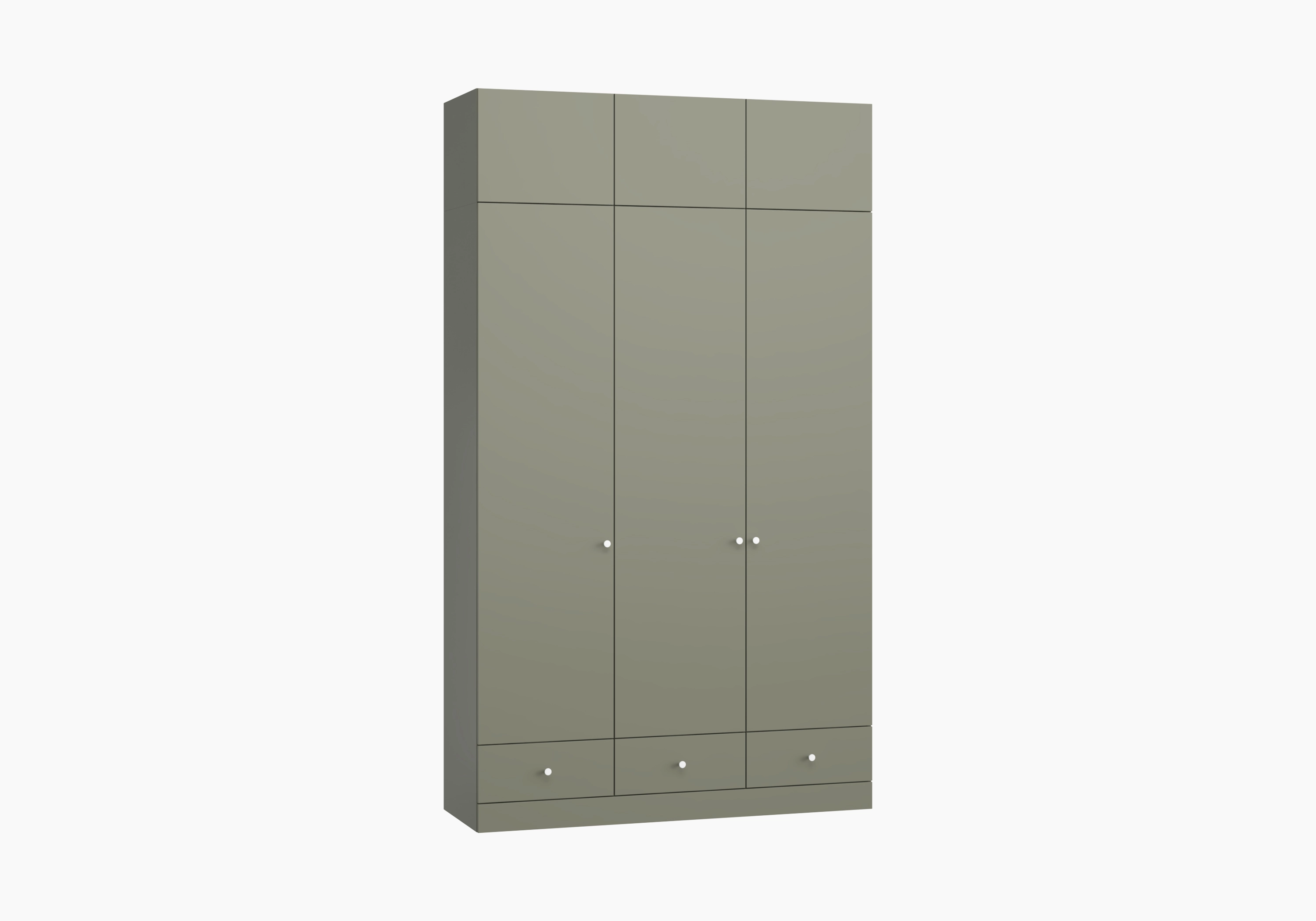 Распашной шкаф Капса-3.3.1 с антресолью