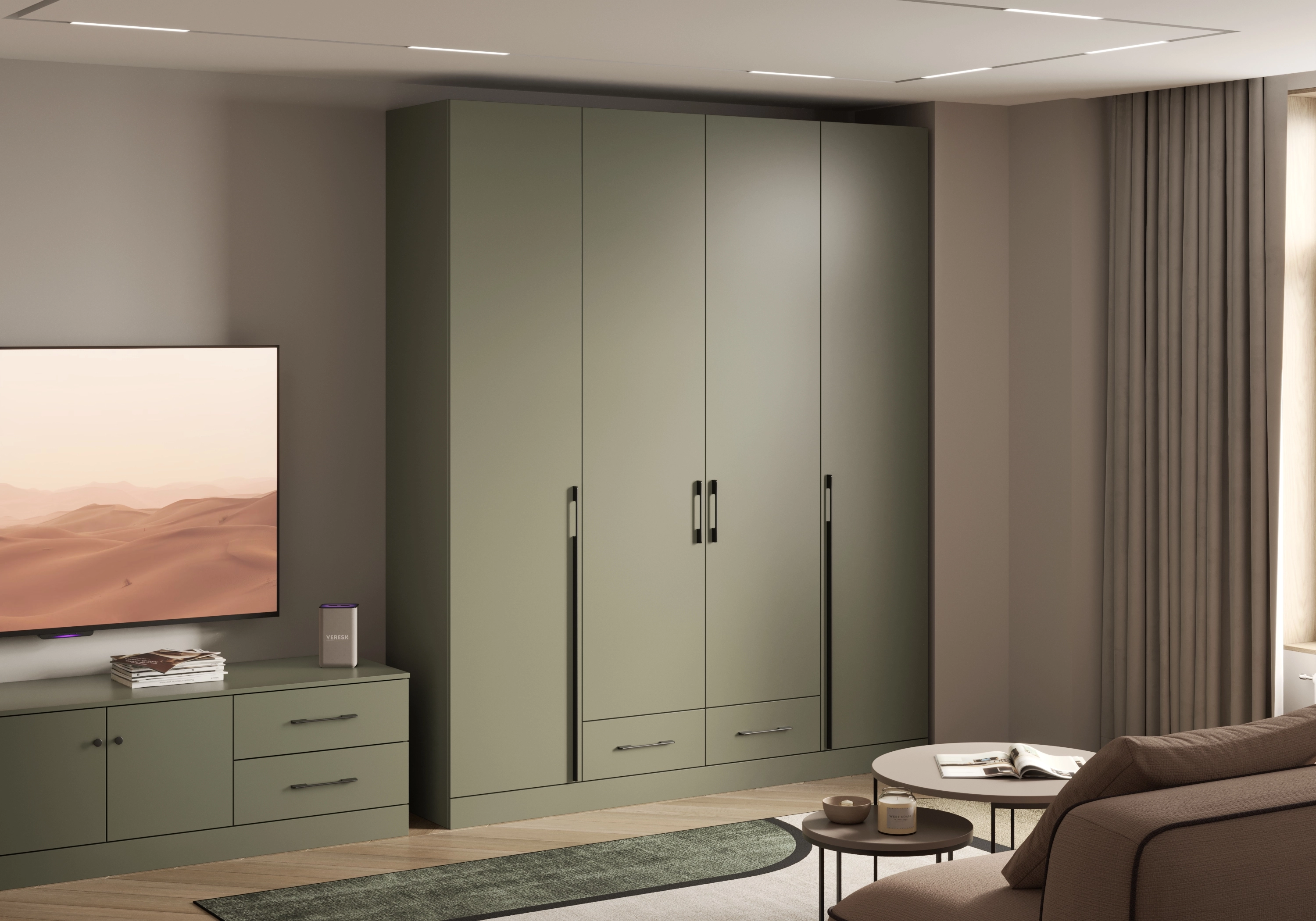 Распашной шкаф Капса-4.1.1