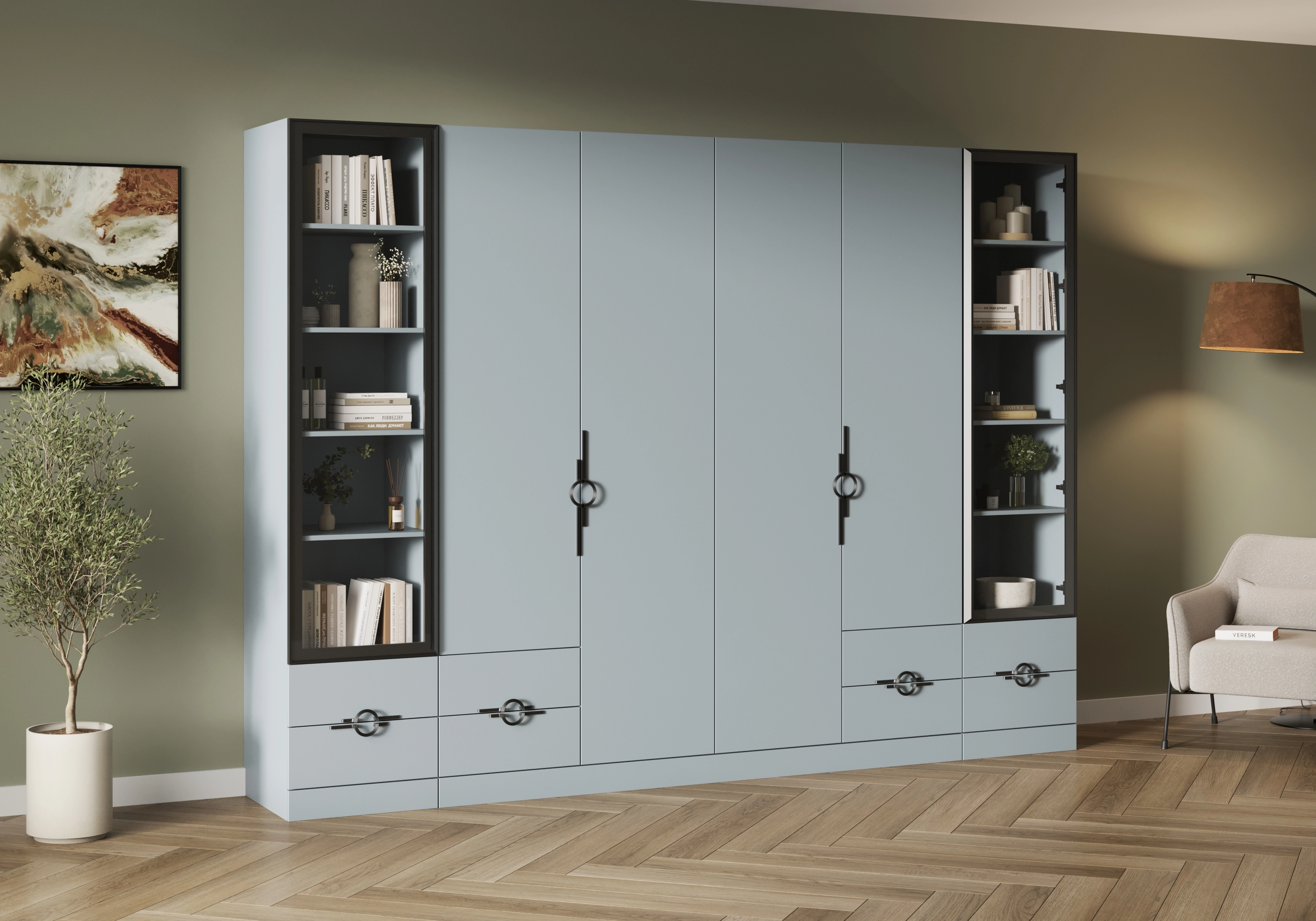 Модульная стенка Элавия-5