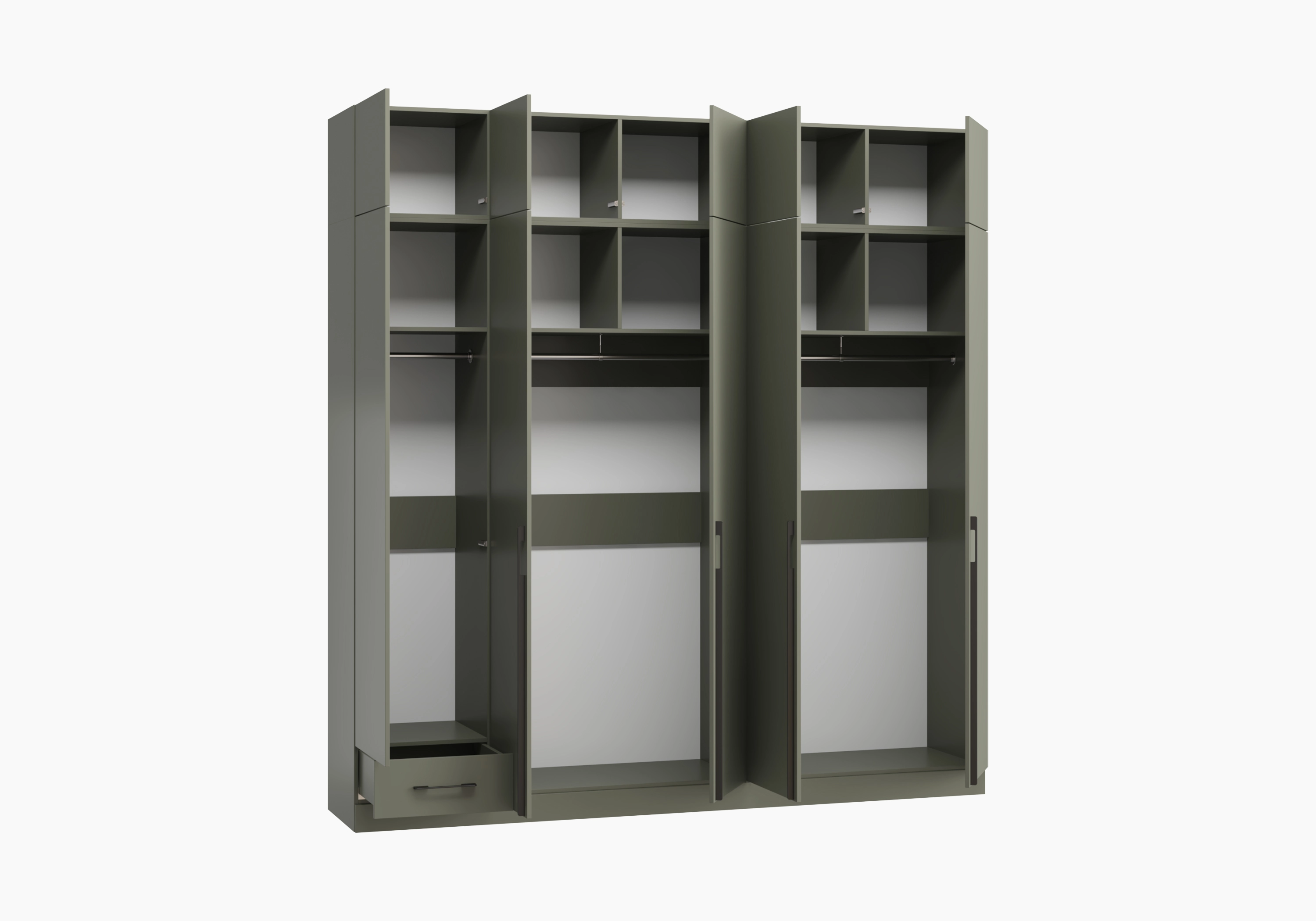 Распашной шкаф Капса-5.2.1 с антресолью