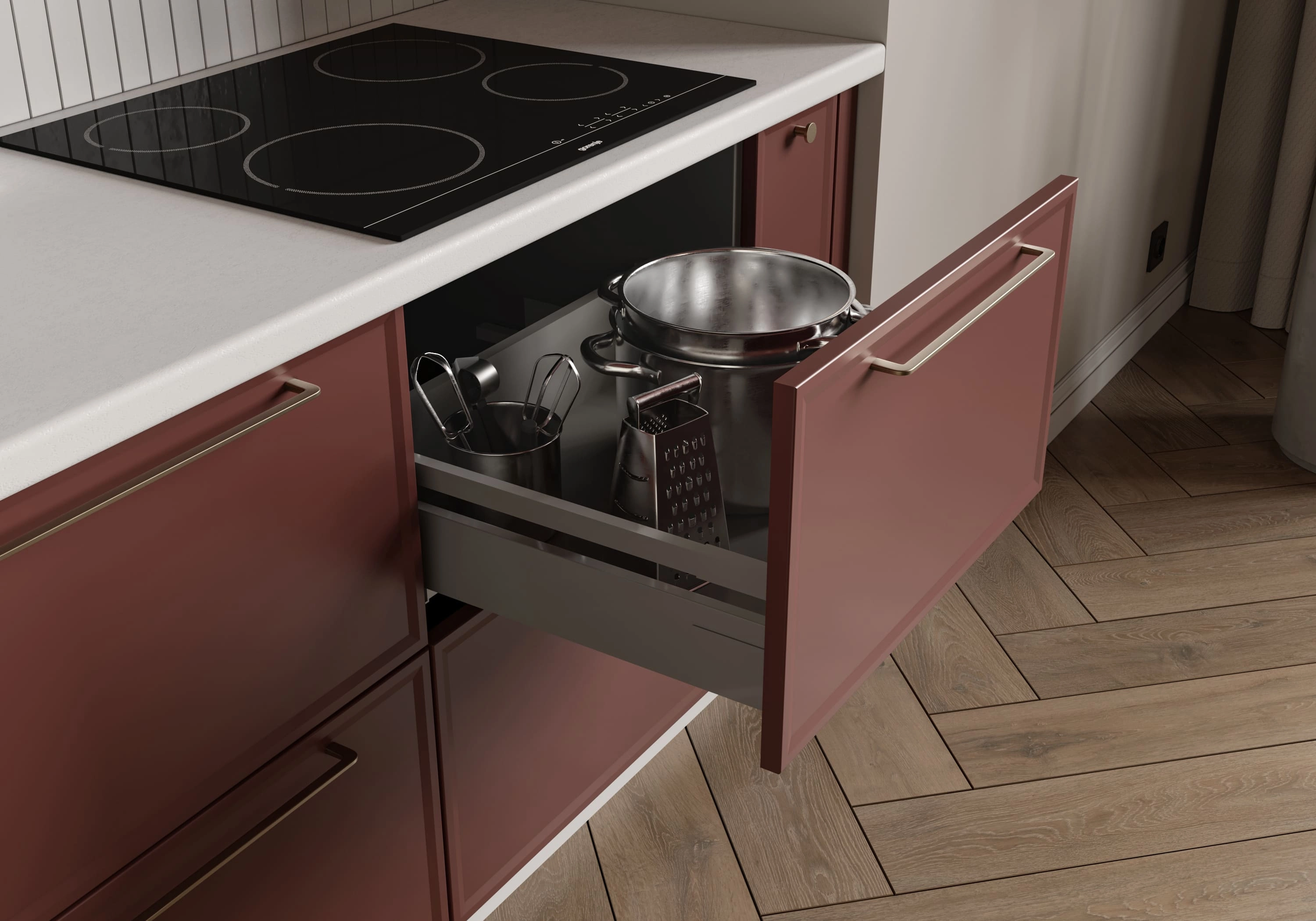 Кухонный гарнитур Лефель-1