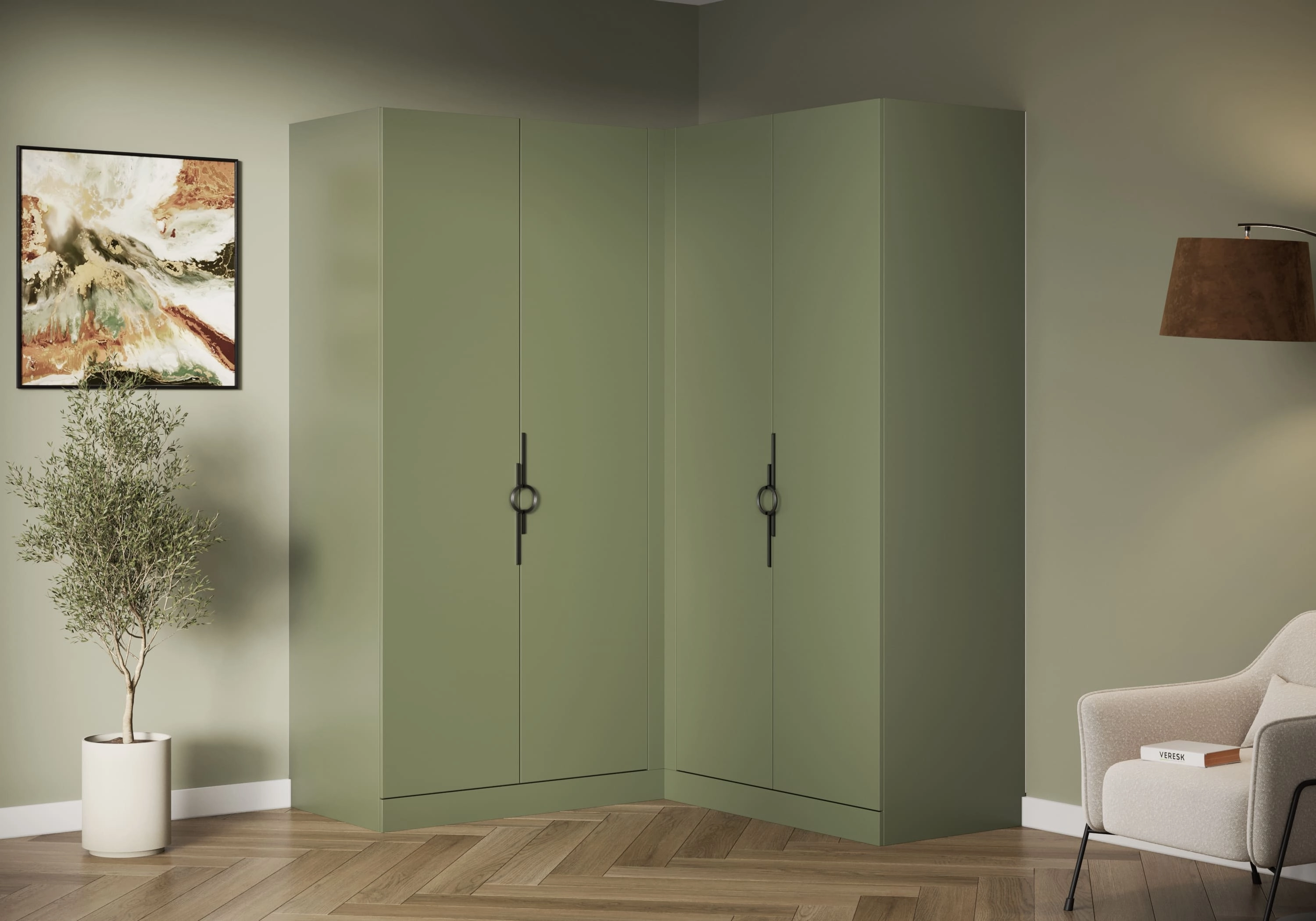 Угловой шкаф Элавия-2-600