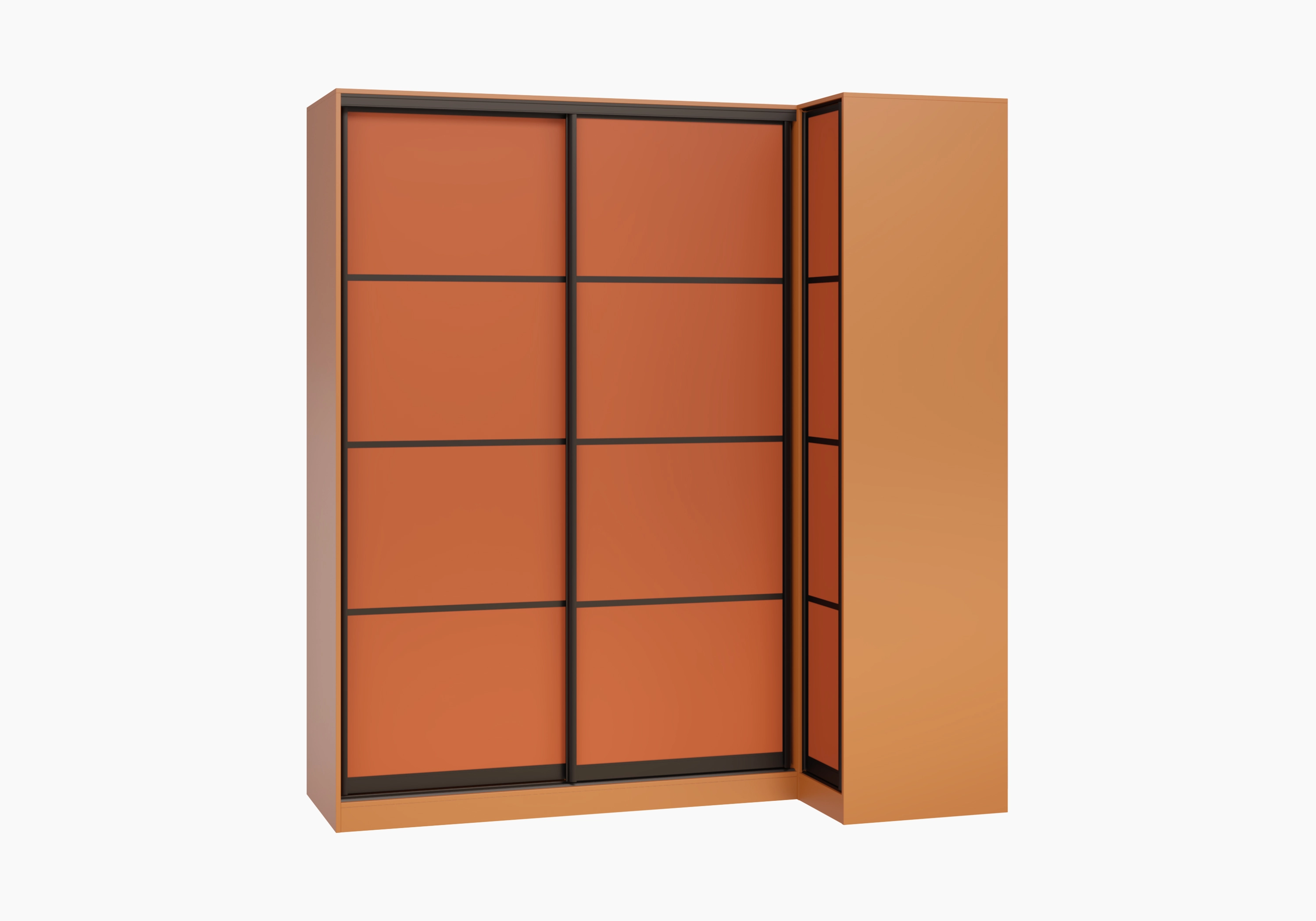 Шкаф-купе угловой Борден-5-4 1000 Премиум