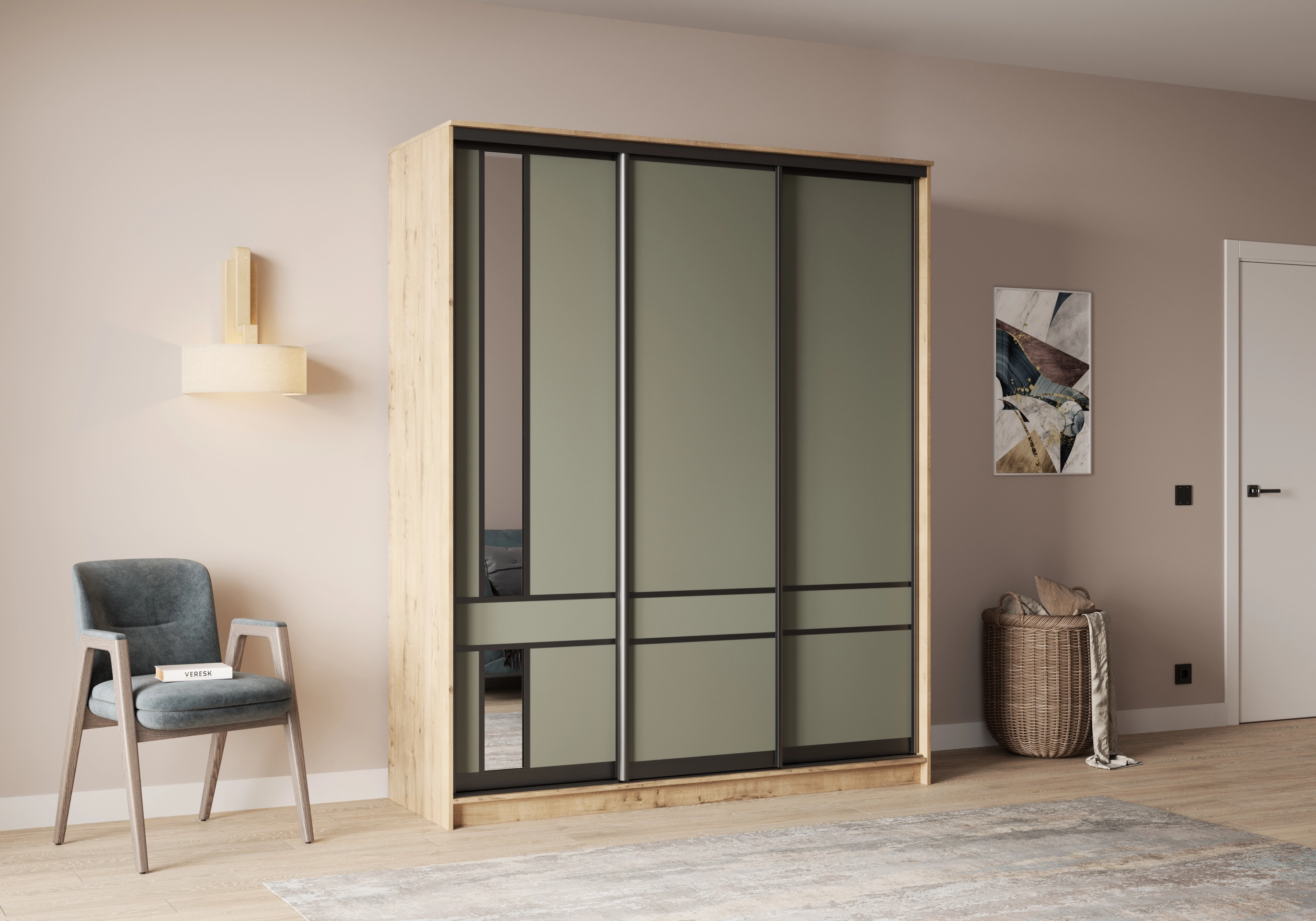 Шкаф-купе Гринсби-3-1