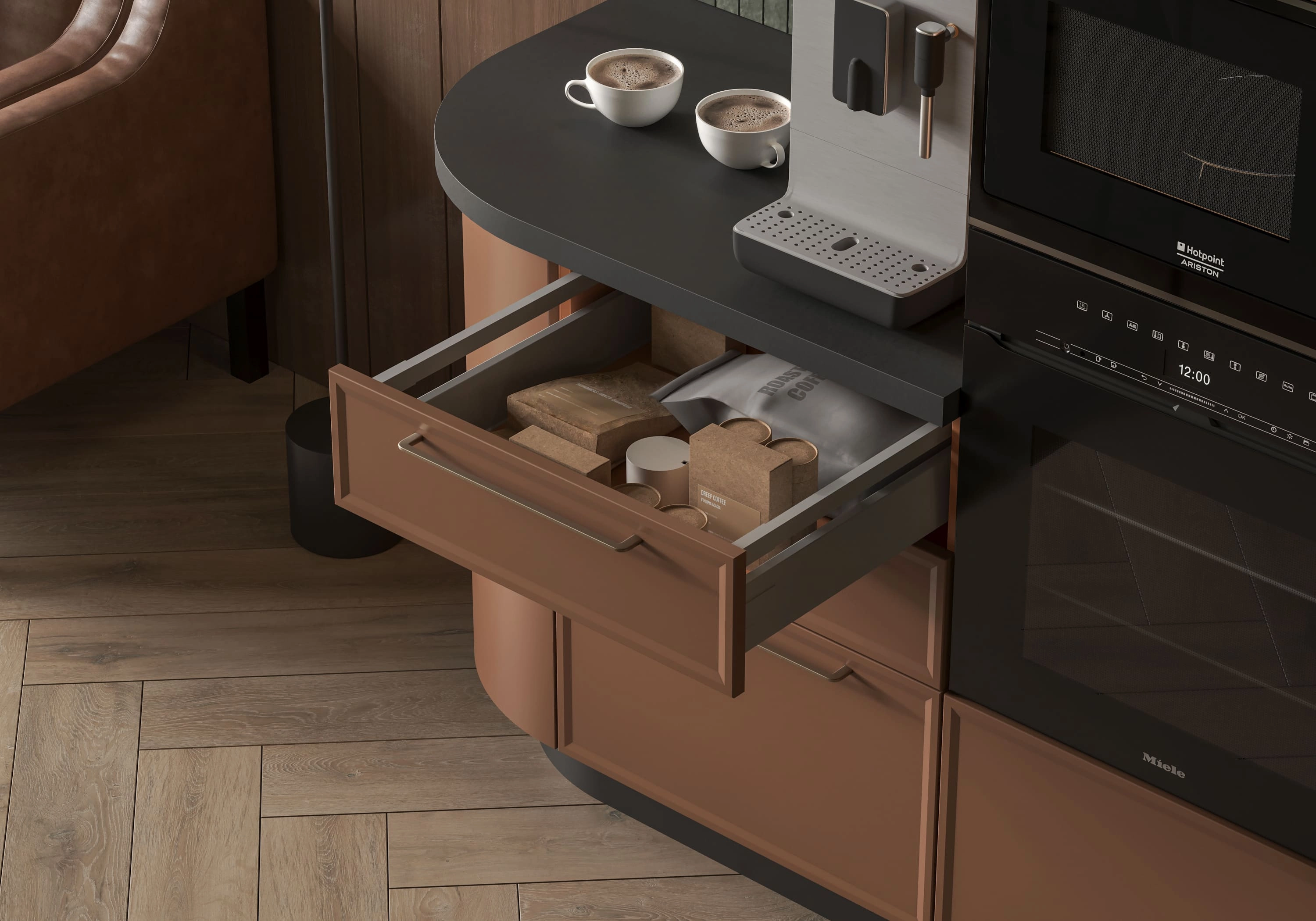 Кухонный гарнитур Лефель-5