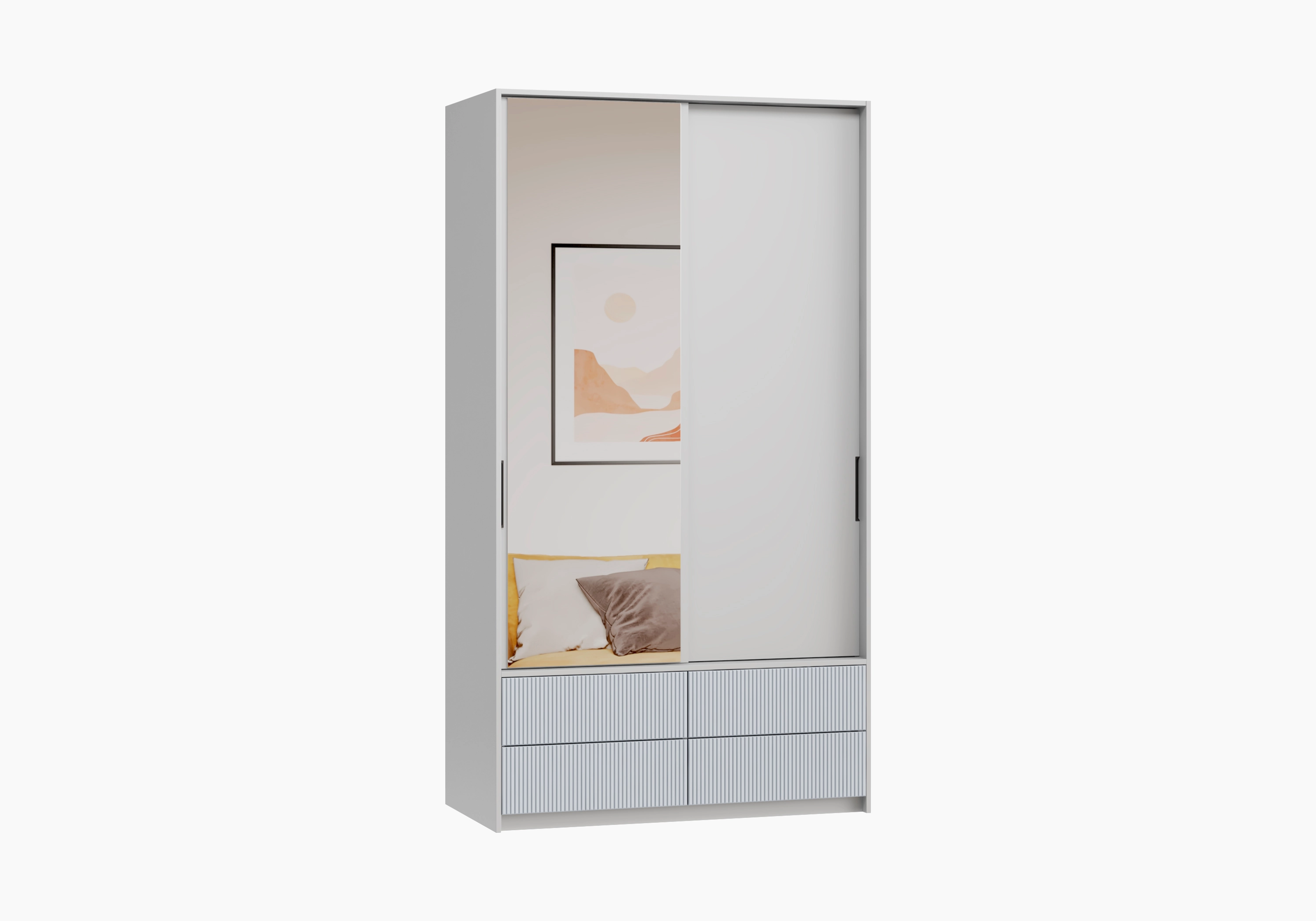 Шкаф-купе Катания-2.1 с зеркалом