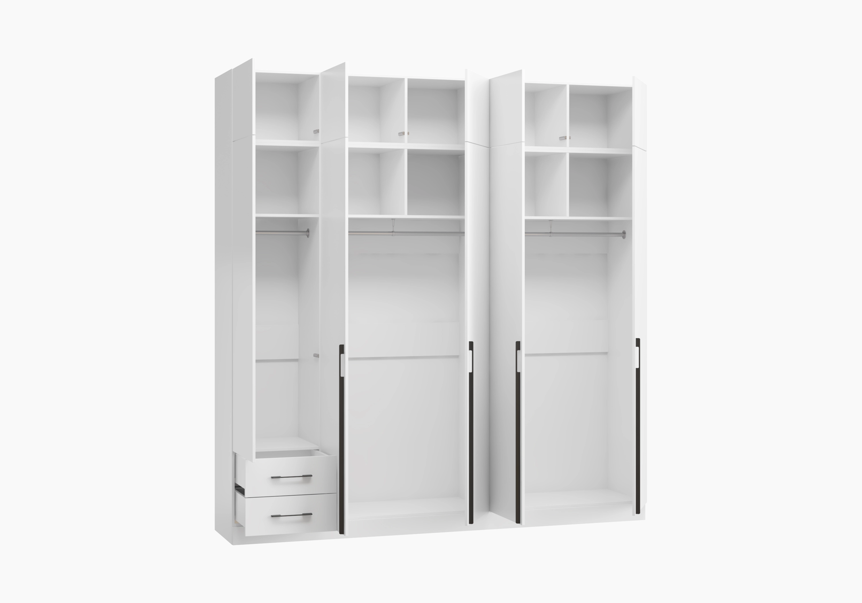 Распашной шкаф Капса-5.2.2 с антресолью