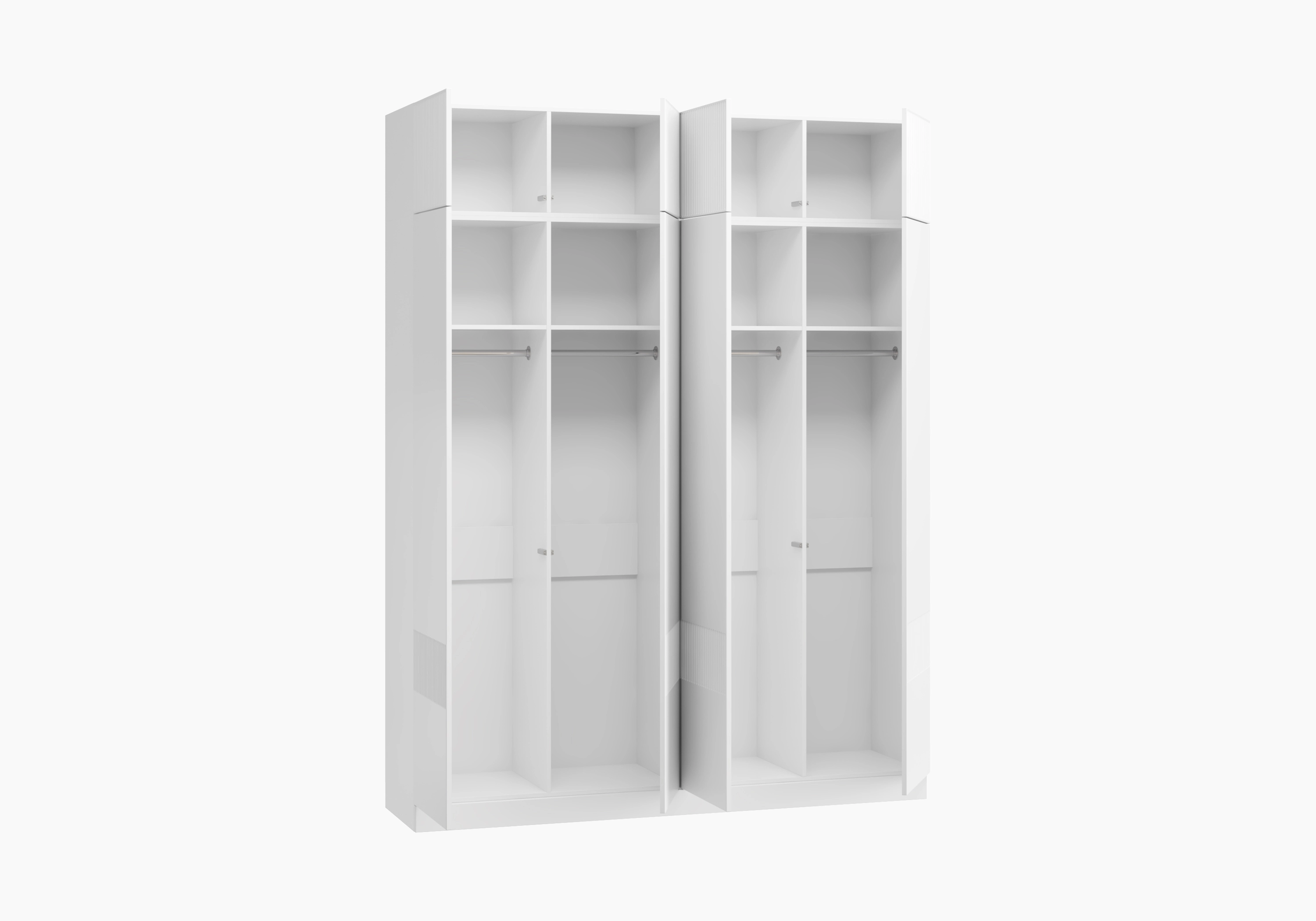 Распашной шкаф Дарио-4.2.1 с антресолью