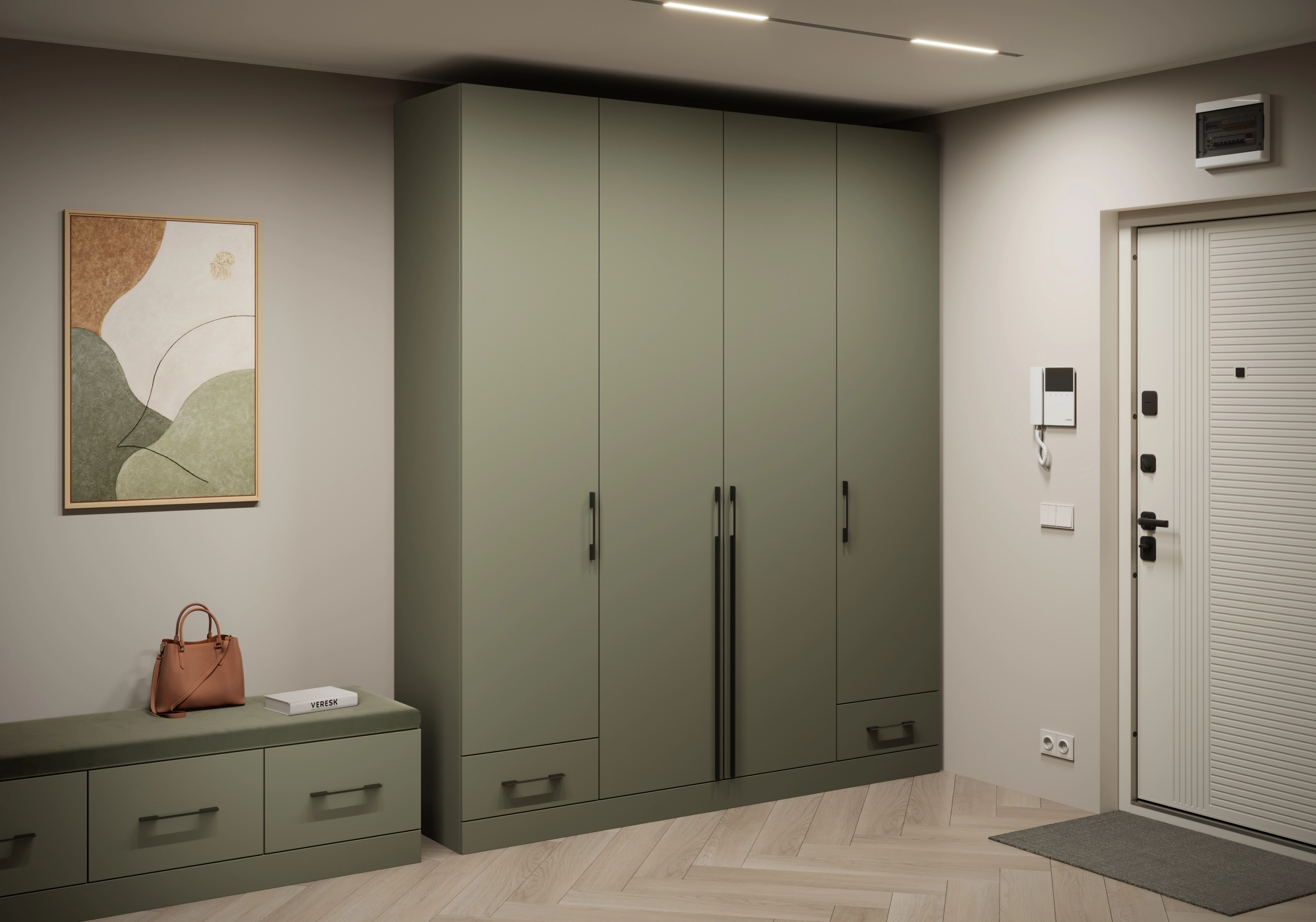 Распашной шкаф Капса-4.2.1