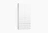 Распашной шкаф Капса-2.2.3 - фото №4