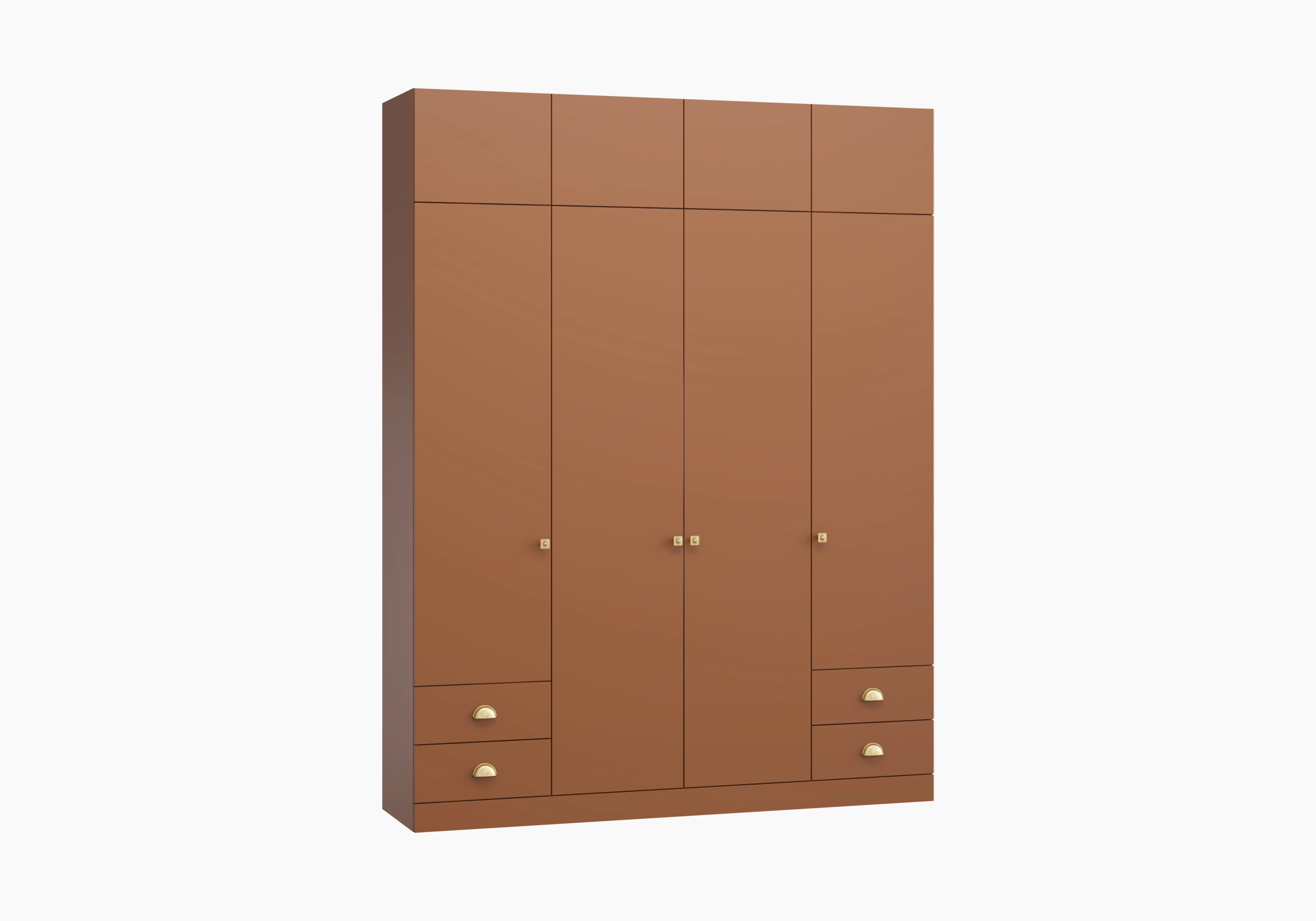 Распашной шкаф Капса-4.2.2 с антресолью