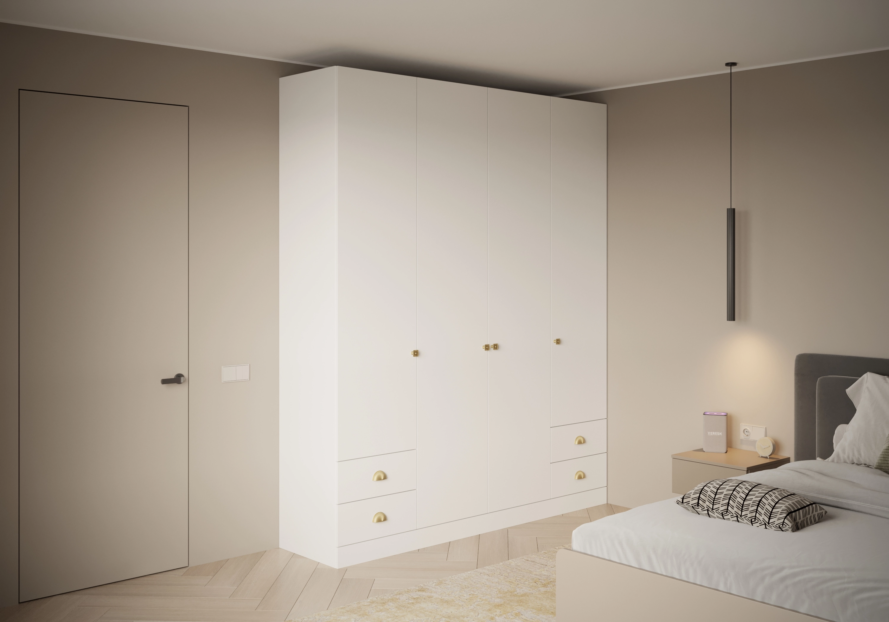 Распашной шкаф Капса-4.2.2