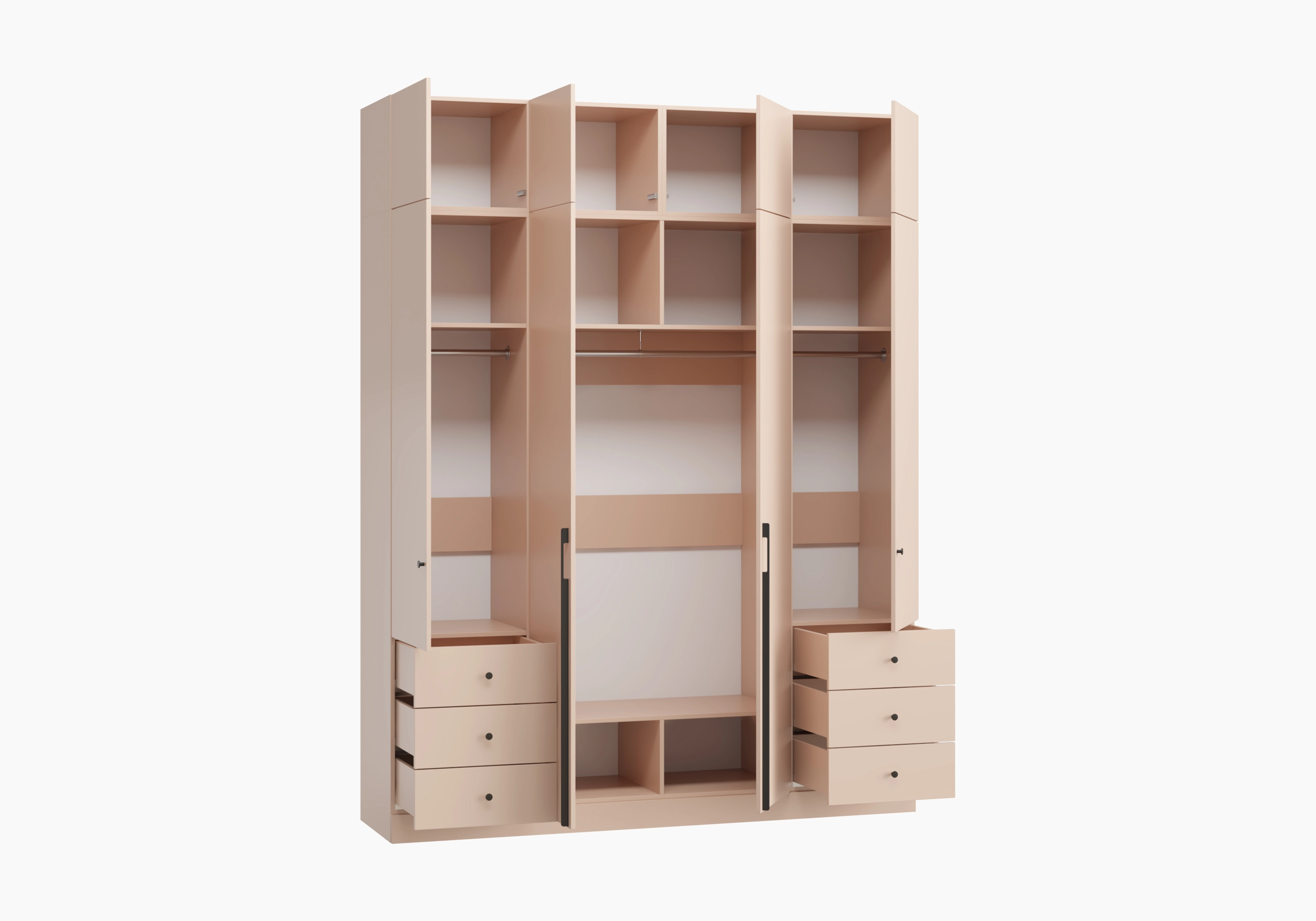 Распашной шкаф Капса-4.2.3 с антресолью