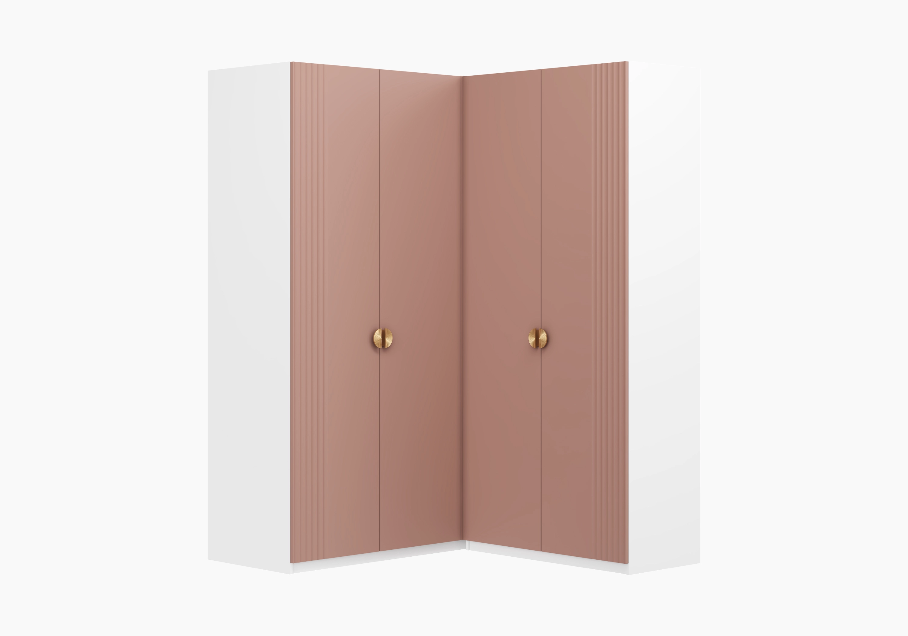 Распашной шкаф угловой Санторини-500 Лайф