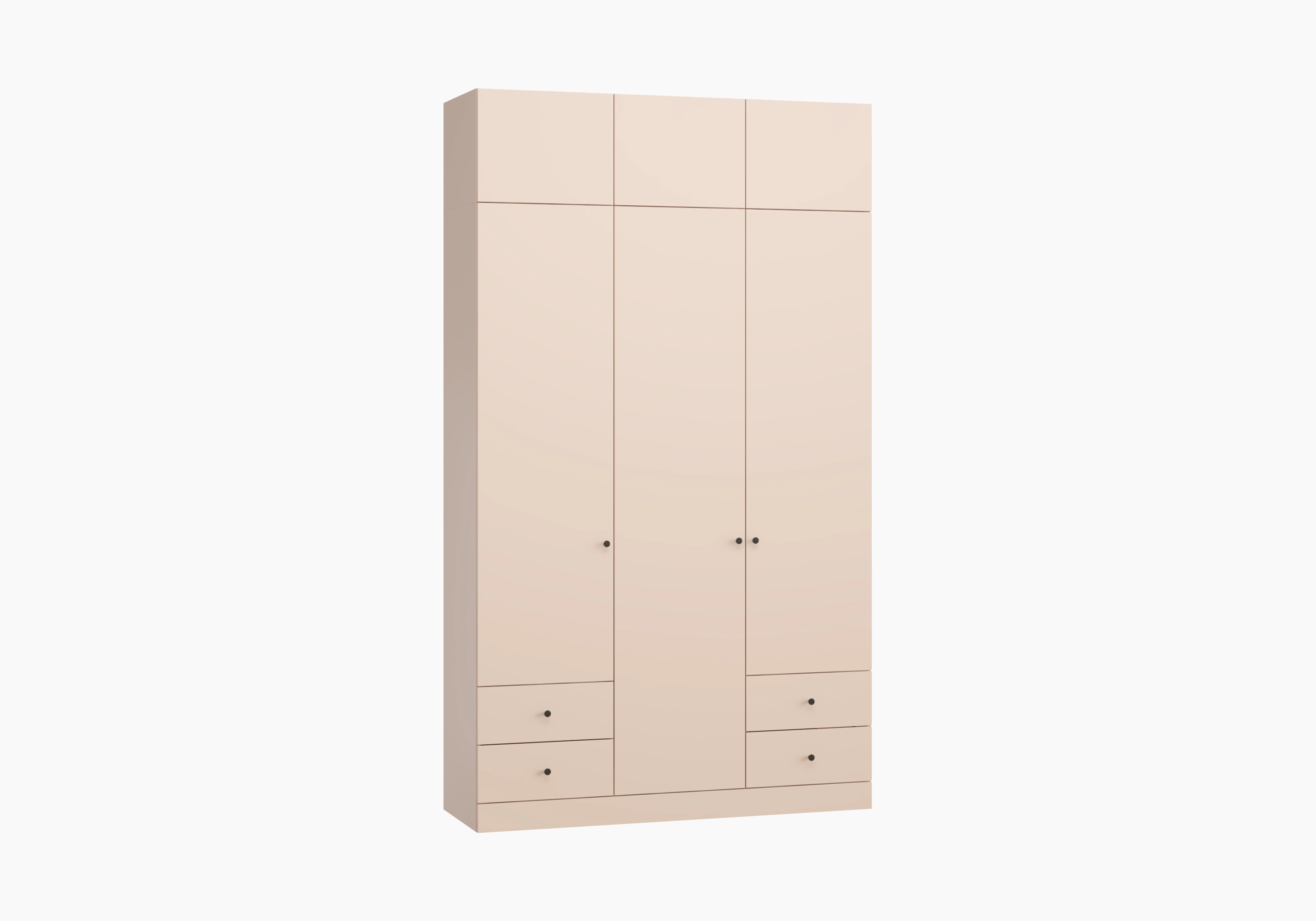 Распашной шкаф Капса-3.2.2 с антресолью