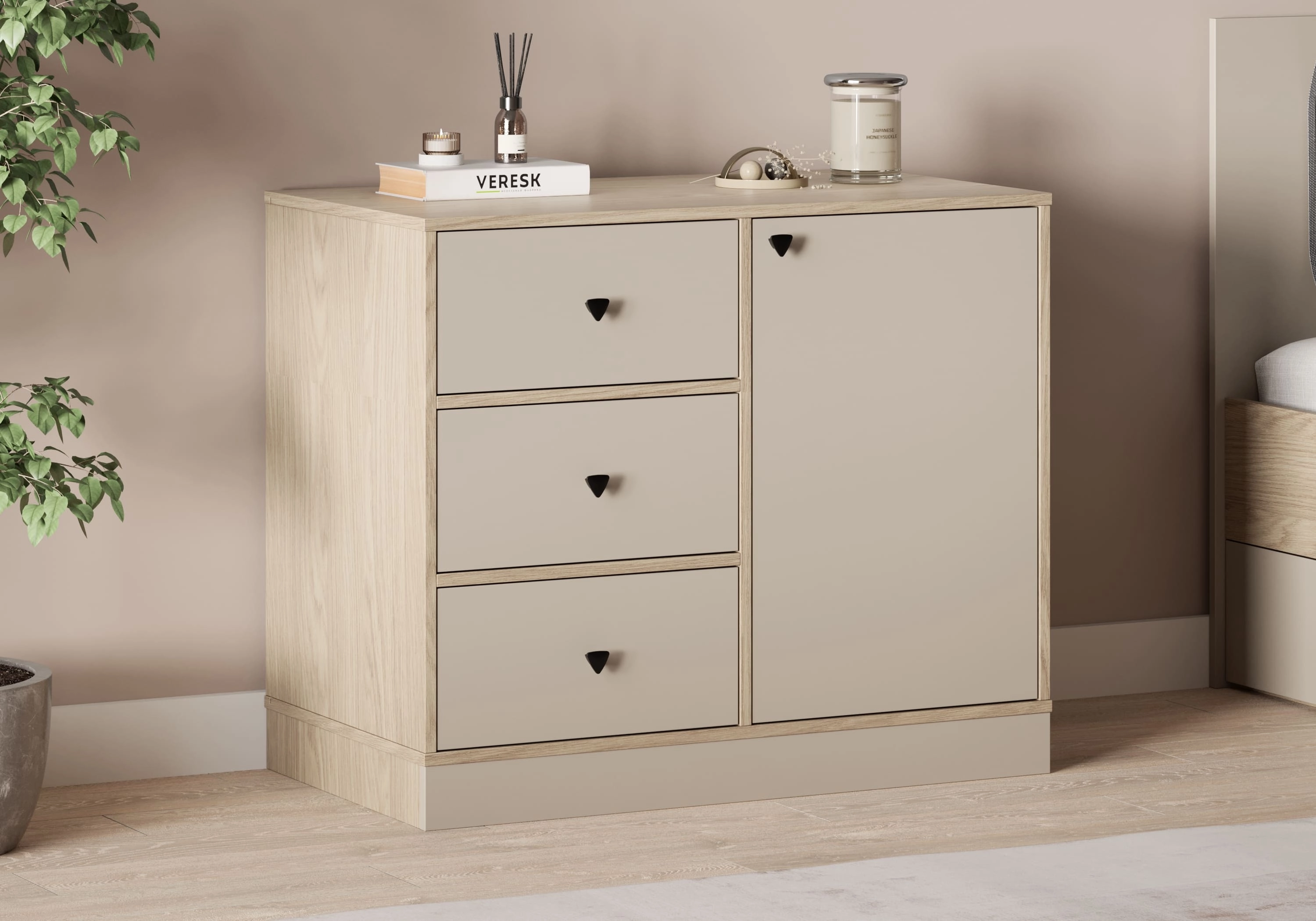 Комод с 3 ящиками Виггинс-2.1