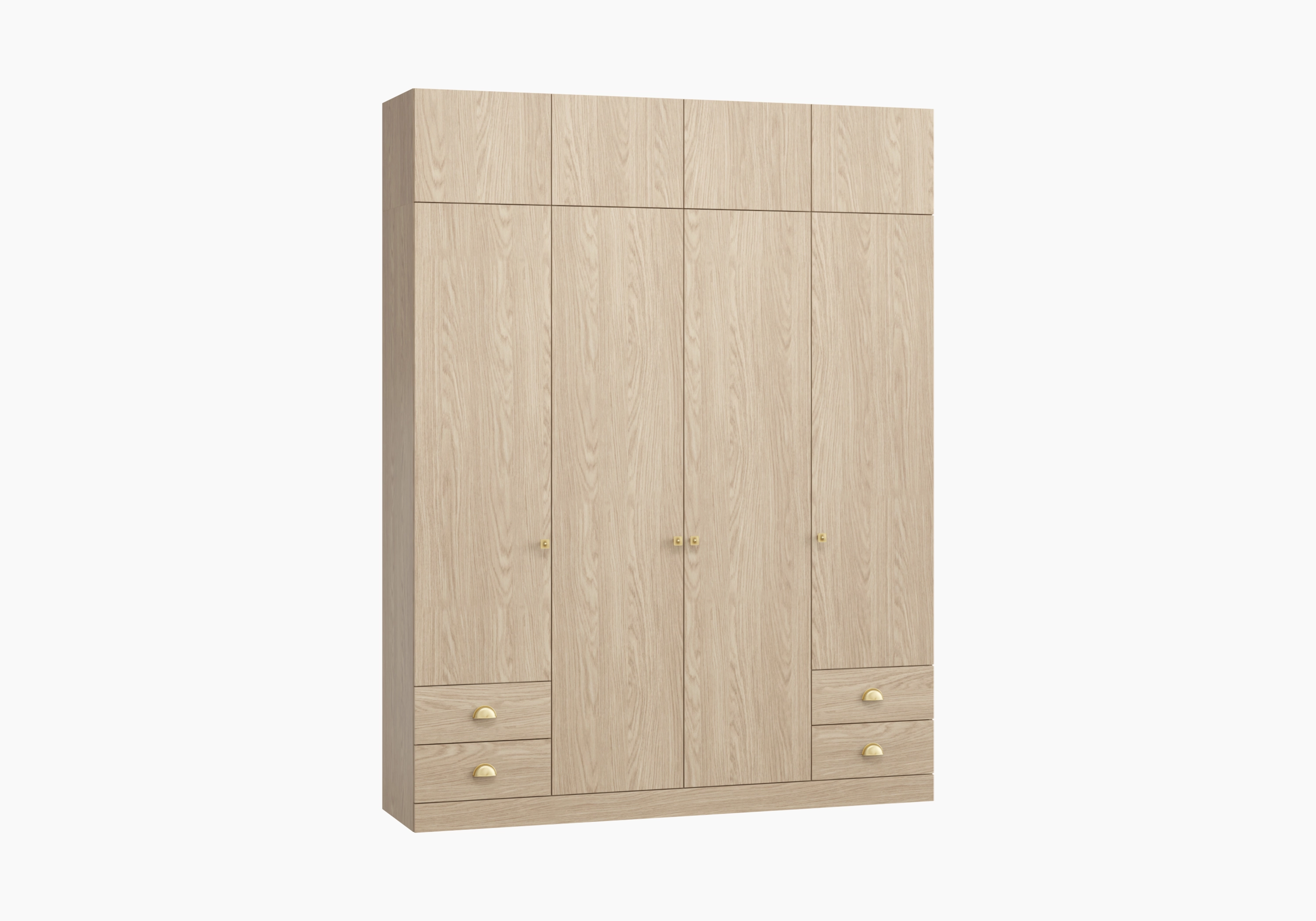 Распашной шкаф Капса-4.2.2 с антресолью