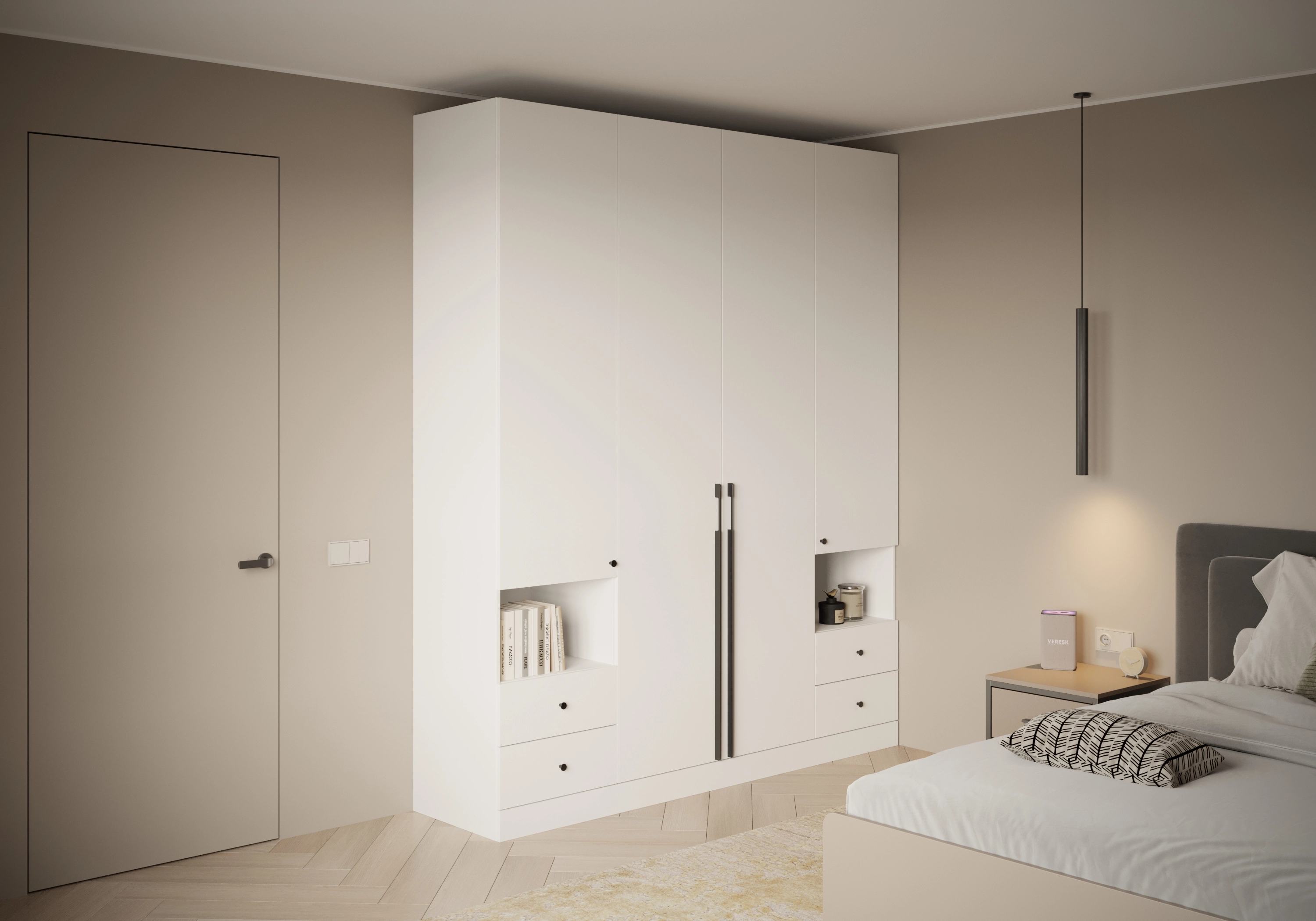 Распашной шкаф Капса-4.5