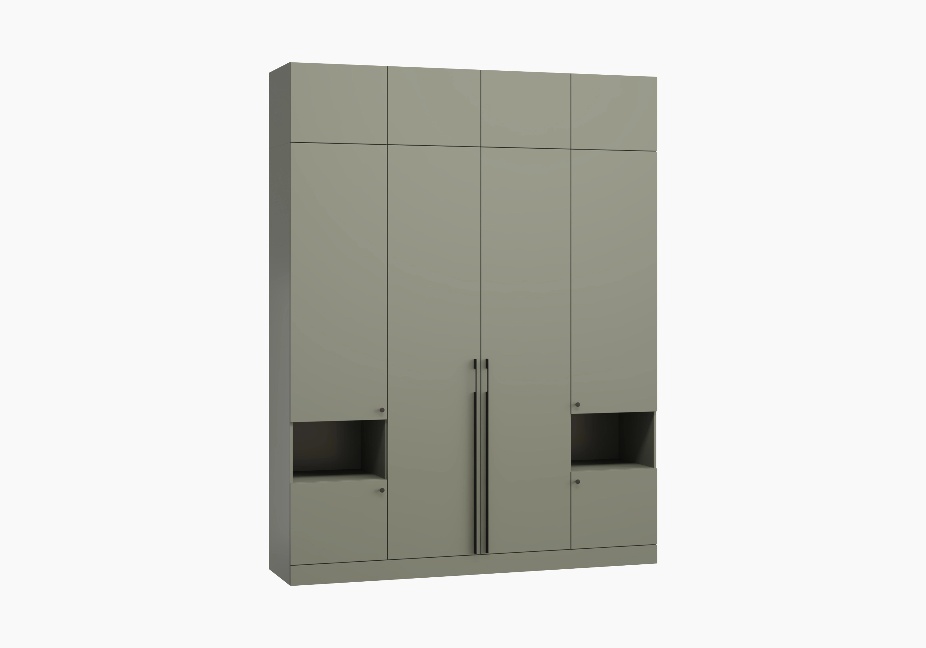 Распашной шкаф Капса-4.4 с антресолью