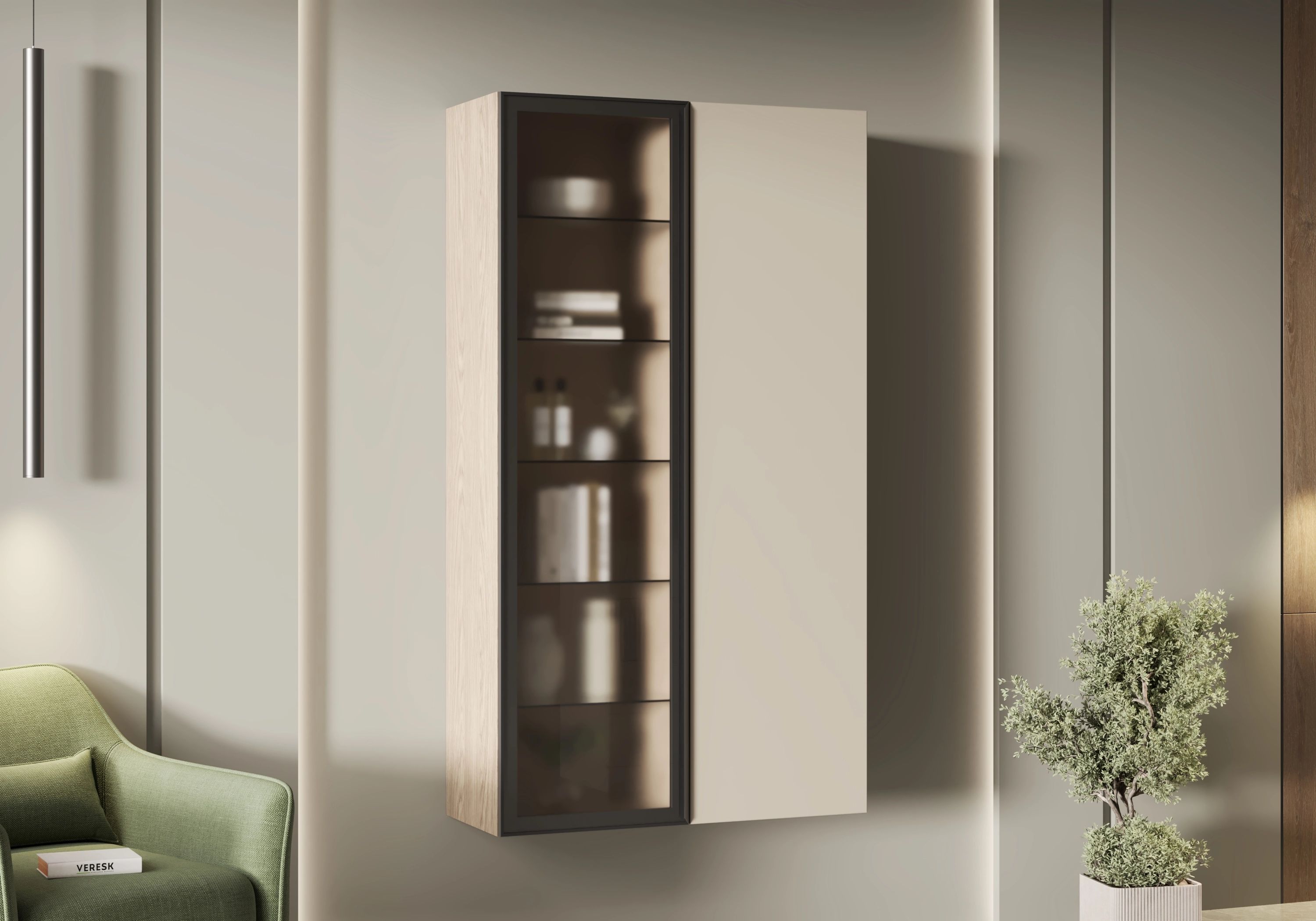 Витрина Дарио-2.1С навесная