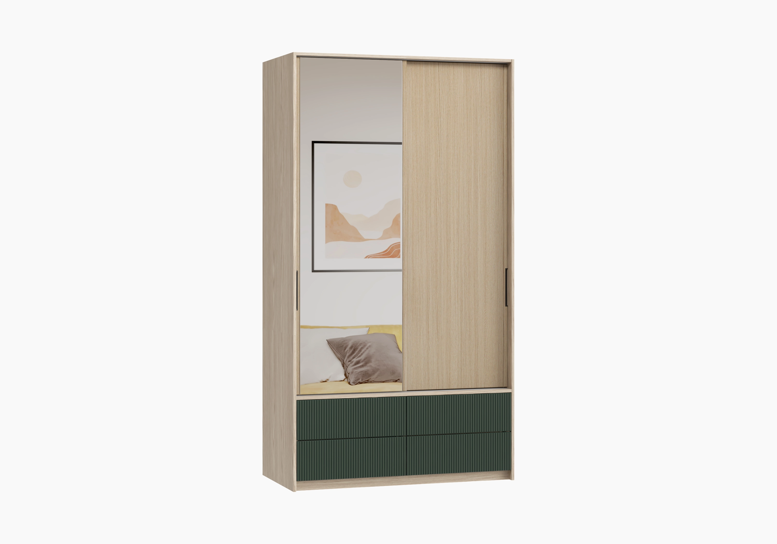 Шкаф-купе Катания-2.1 с зеркалом