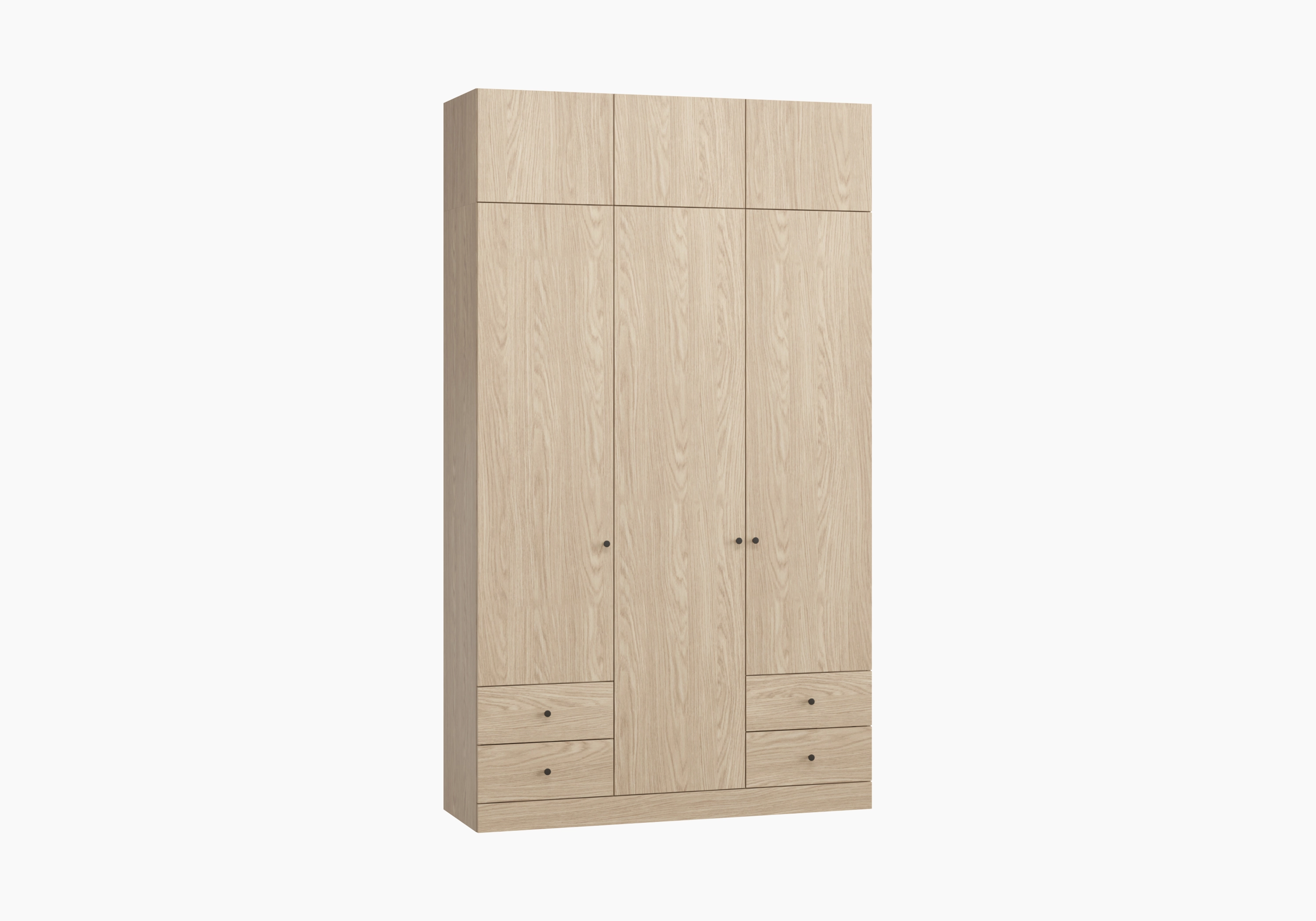 Распашной шкаф Капса-3.2.2 с антресолью